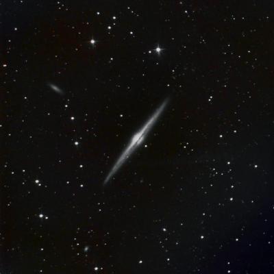 NGC 4565 galaxie spirale par Christophe Aubry 13 juin 2024 Le Taillan, Newton 254-1000 ZWO 533MC Pro 40x200s adhérent ACM